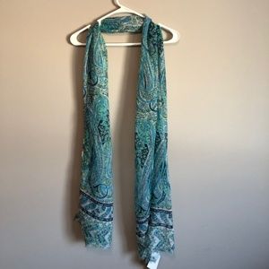Echo Lannie Tropic Paisley Oblong Scarf